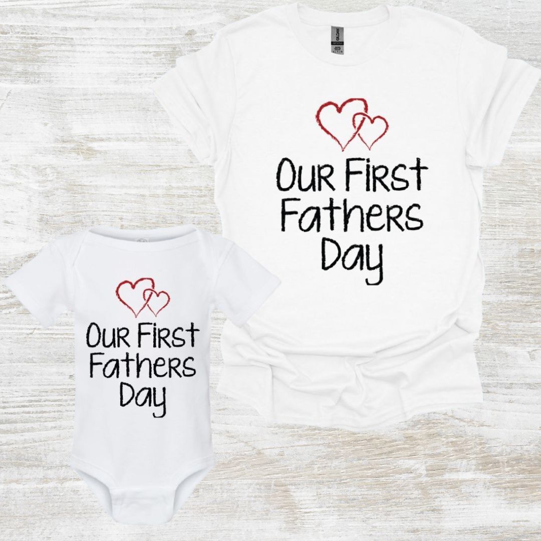 Our First Father's Day Matching Set