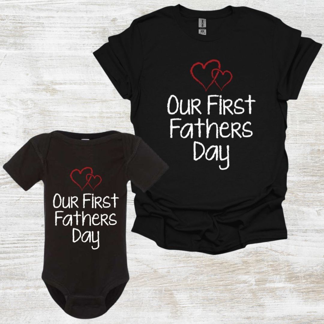 Our First Father's Day Matching Set
