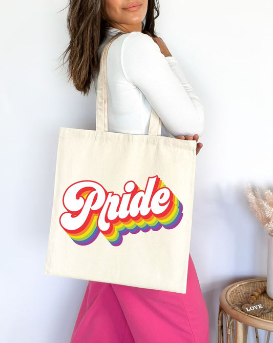 Pride Cursive Tote Bag