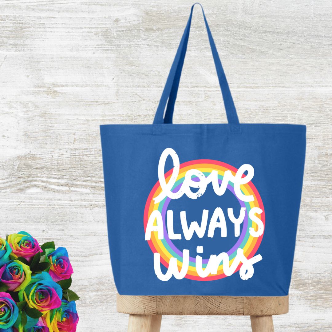 Love Always Wins Tote Bag