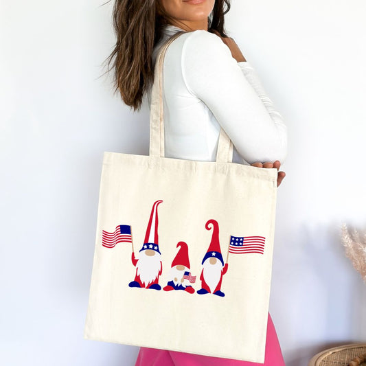 Gnomes 4th of July Tote