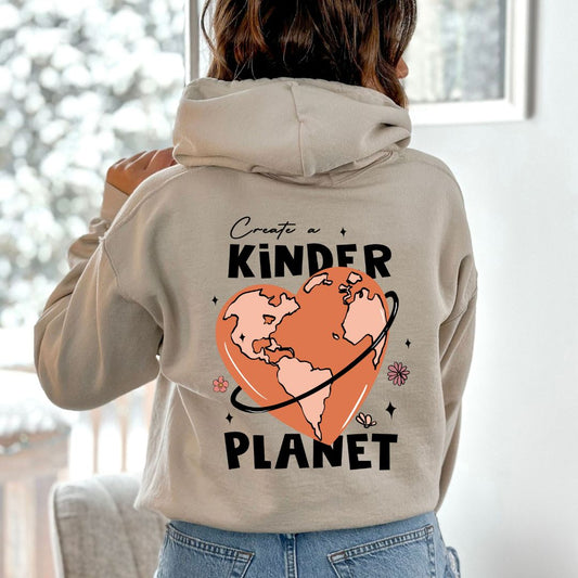 Create A Kinder Planet - Back Print
