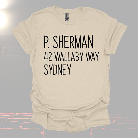 P. Sherman 42 Wallaby Way Sydney